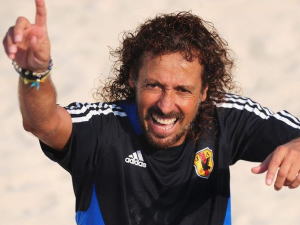 ビーチサッカー日本代表のラモス監督